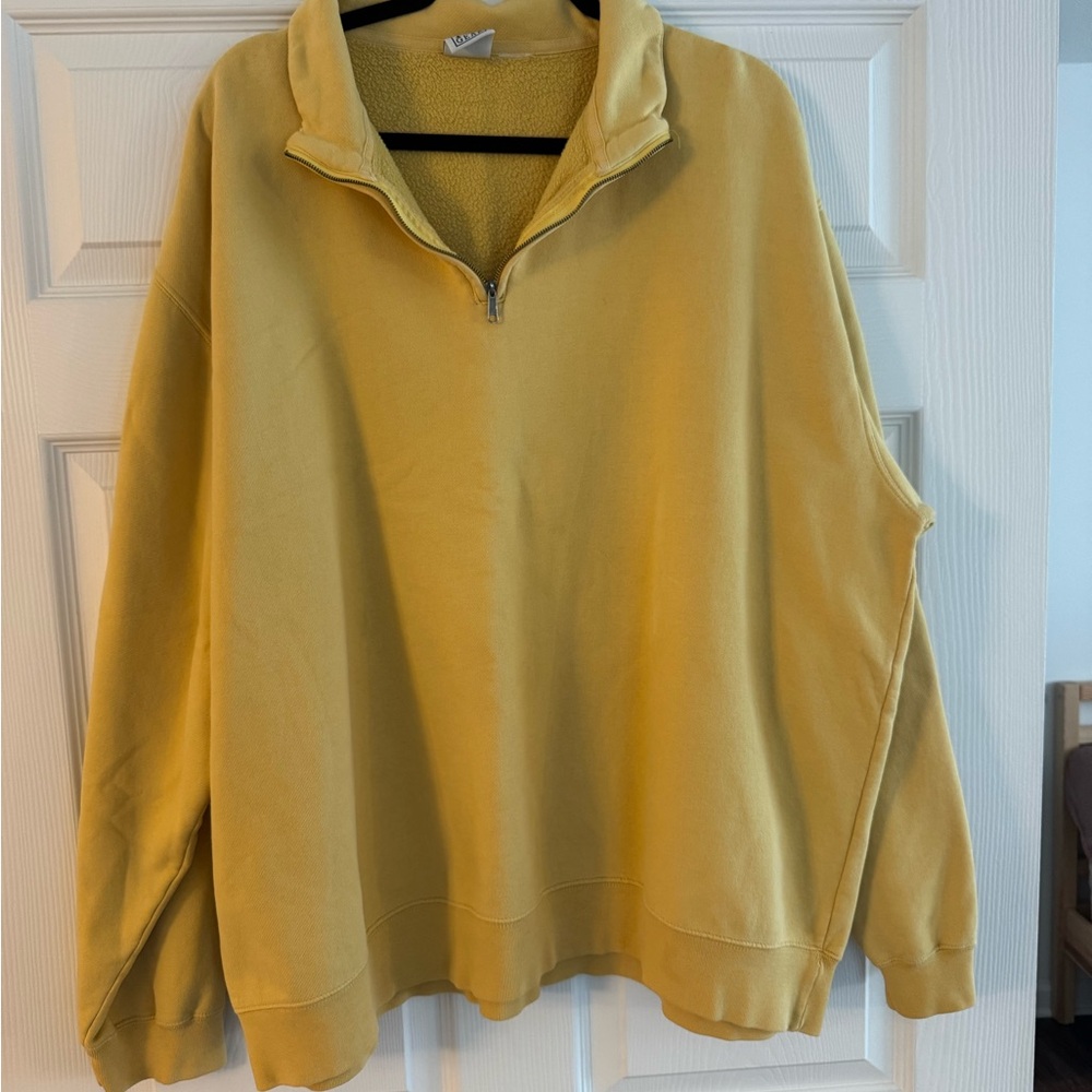 Yellow Quarter Zip